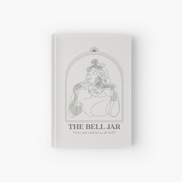 The Bell Jar book cover Hardcover Journal for Sale by sophiapainted