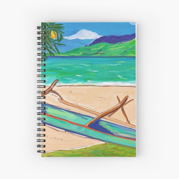 Tahiti Outrigger Spiral Notebook