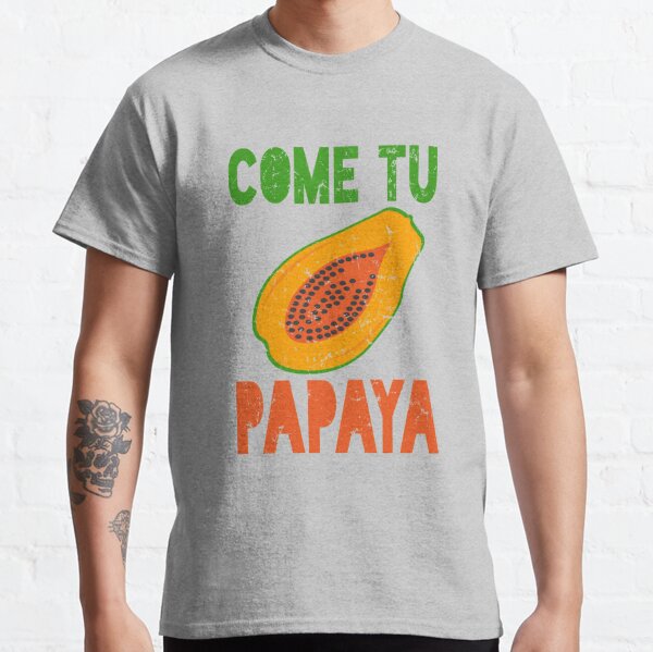 Sliced Papaya T-Shirt Exotic Fruit Delicious Tropical Vegan Tee Men Women