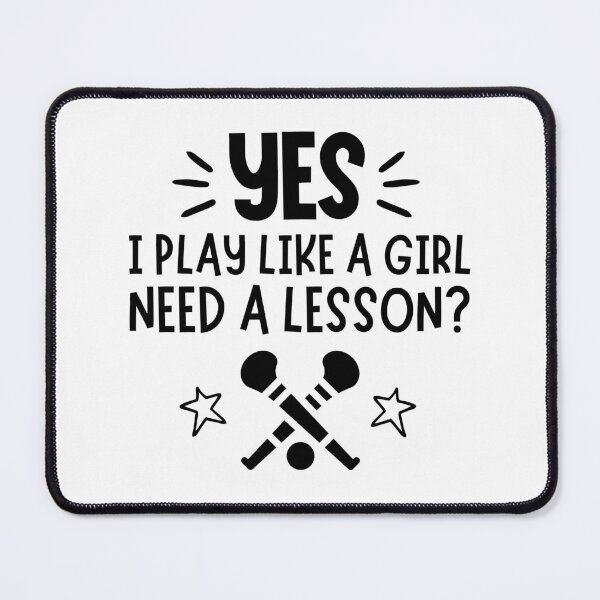 Item preview, Camogie: Yes, I play like a girl. Need a lesson? designed and sold by TheGreenGoat.