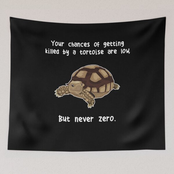 Item preview, Sulcata Tortoise Never Zero designed and sold by Clara Hollins.