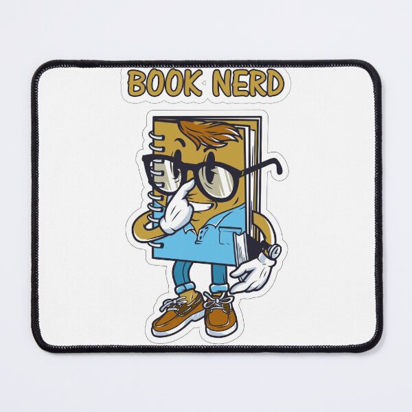 Item preview, Nerd de libro divertido con gafas designed and sold by Rott515.