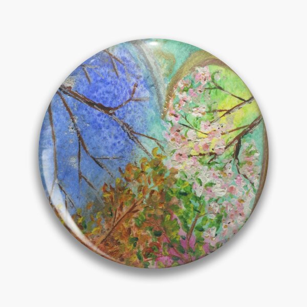 Item preview, Four Seasons Tree Watercolour Heart designed and sold by LymphomaLass.