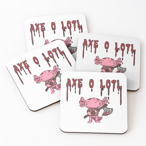 Item preview, Axe O Lotl (axolotl with axe)  designed and sold by LoganMDesigns.