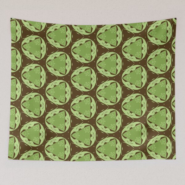 Item preview, Green Tri Shapes Pattern designed and sold by palaco210.