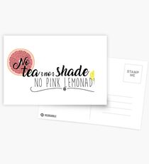 No Tea No Shade Postcards