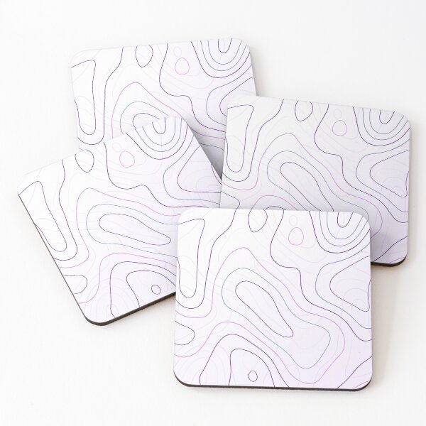 Item preview, Topography 01 - Colored Lines designed and sold by gaming-pads.