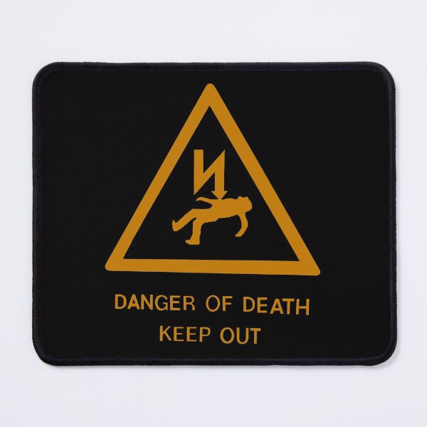 Item preview, Danger of Death KEEP OUT designed and sold by Fiona Gray.