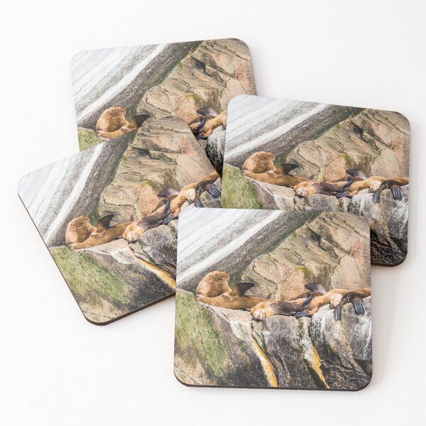 Item preview, Sea Lions laying on the rocks designed and sold by Lyl Dil Creations.