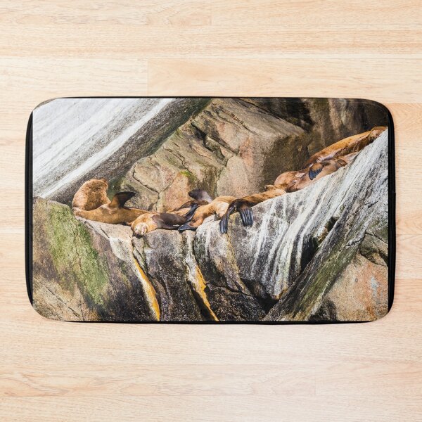 Item preview, Sea Lions laying on the rocks designed and sold by Lyl Dil Creations.