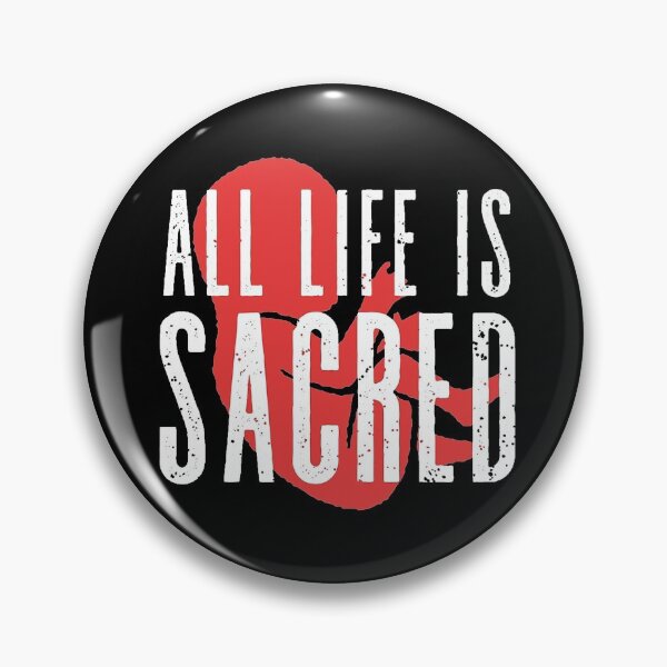 Item preview, Life is sacred - prolife designed and sold by childrensplea.