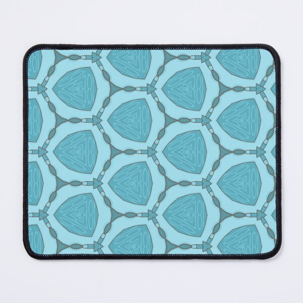 Item preview, Aqua Color Shapes Pattern designed and sold by palaco210.