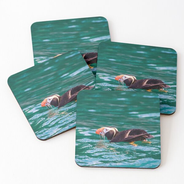 Item preview, Puffin fishing in Resurrection Bay, Alaska designed and sold by Lyl Dil Creations.