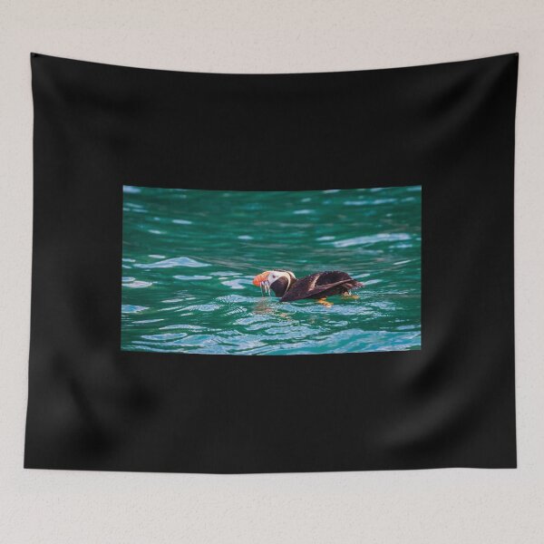 Item preview, Puffin fishing in Resurrection Bay, Alaska designed and sold by Lyl Dil Creations.