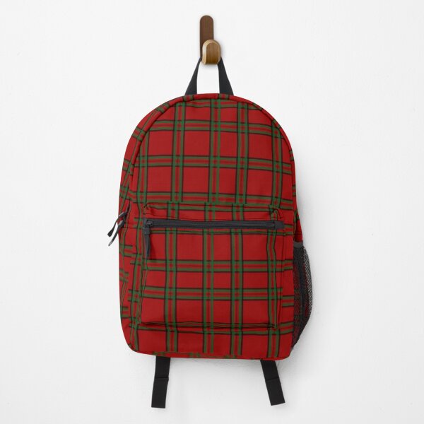 Classic Tartan Merry Christmas Check Plaid. Backpack