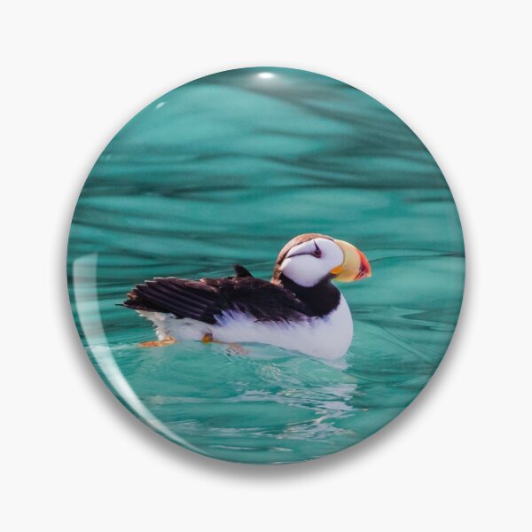 Item preview, Puffin in Resurrection Bay, Alaska designed and sold by Lyl Dil Creations.