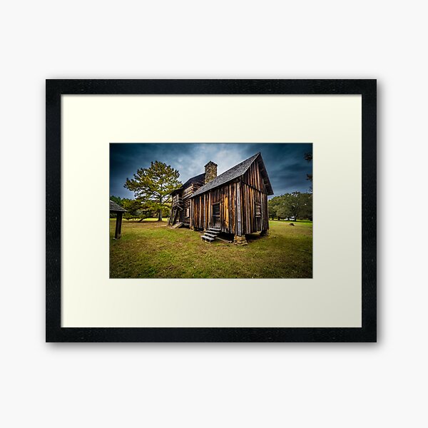Vann's Tavern - New Echota Georgia Framed Art Print