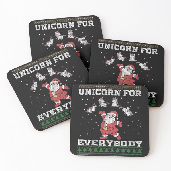 Item preview, Unicorn For Everybody Ugly Christmas Funny Xmas Cute Cat Lover designed and sold by ACHRAF877.