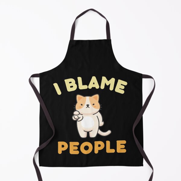 Item preview, I Blame People - Funny Cat  designed and sold by BoozieHumor.