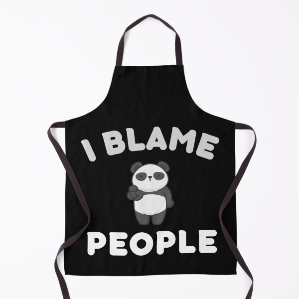 Item preview,  I Blame People - Funny Panda designed and sold by BoozieHumor.