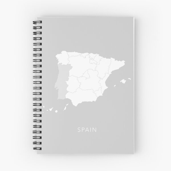 Item preview, Grey Map of Spain designed and sold by By-Danni-Marie.