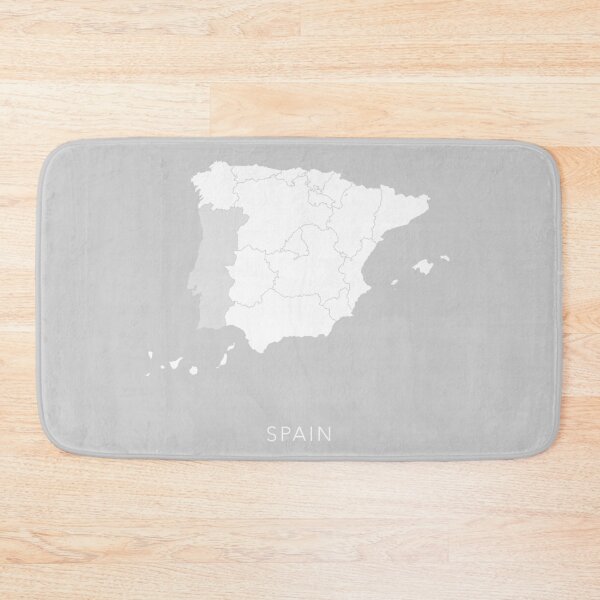 Item preview, Grey Map of Spain designed and sold by By-Danni-Marie.