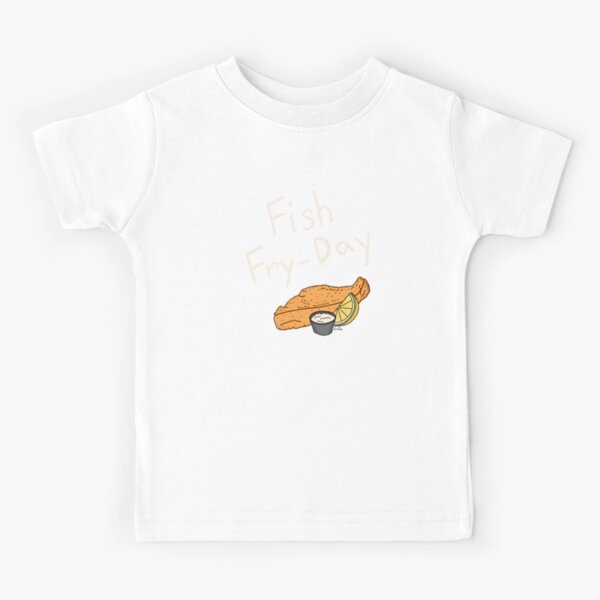 Funny Fish Fry Kids T-Shirts for Sale