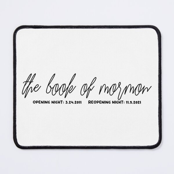 Item preview, Book of Mormon opening night reopening night designed and sold by taylor-lang.