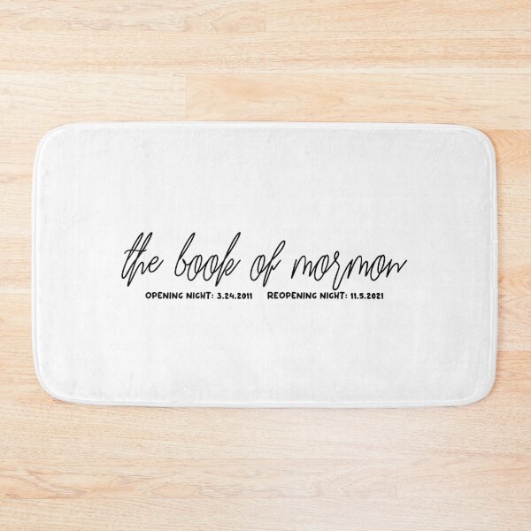 Item preview, Book of Mormon opening night reopening night  designed and sold by taylor-lang.