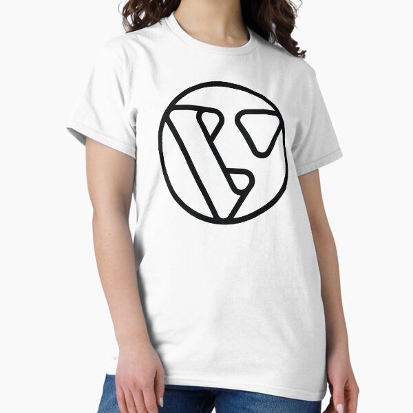Big V Logo - Black Classic T-Shirt