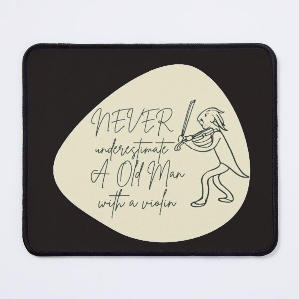 Item preview, Nunca subestimes a un anciano con un violín instrumento musical. designed and sold by RovanMoonLight.