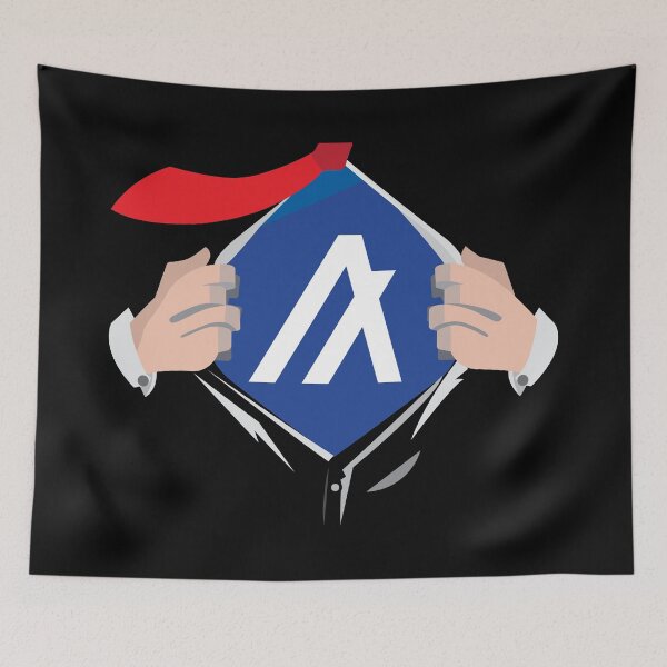 Item preview, Algorand Crypto Superhero Image designed and sold by CryptoStyles00.