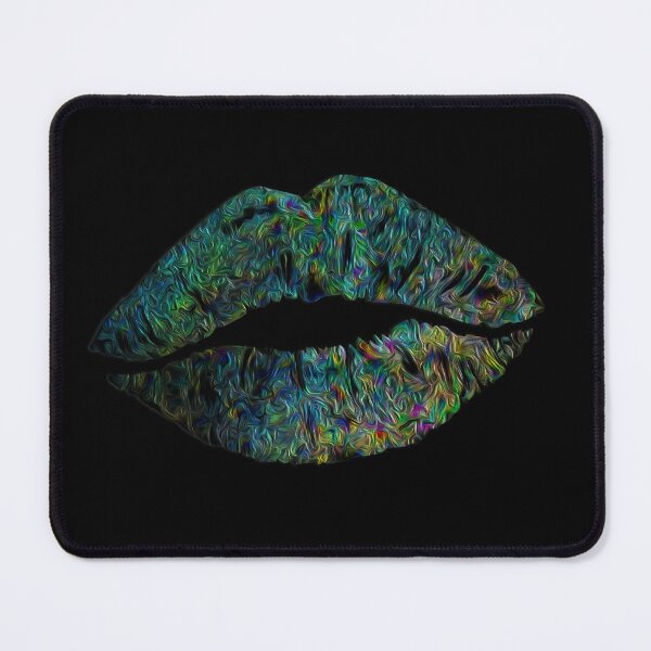 Item preview, colorful kissable mouth designed and sold by SMILE88.