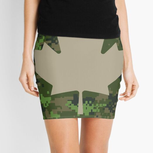 camo skirt canada