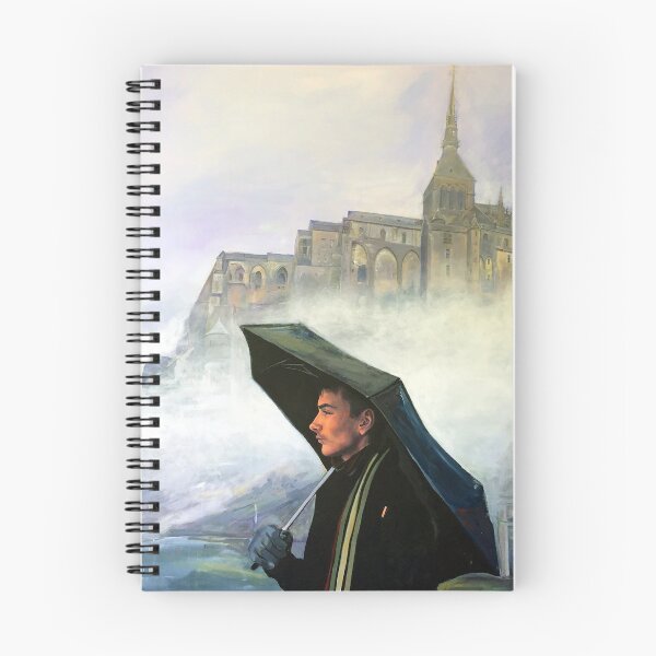 Item preview, Kieran at Mont St. Michel designed and sold by TandemPainting.