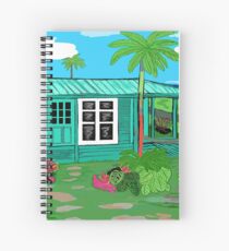 Hawaii Cottage Spiral Notebook