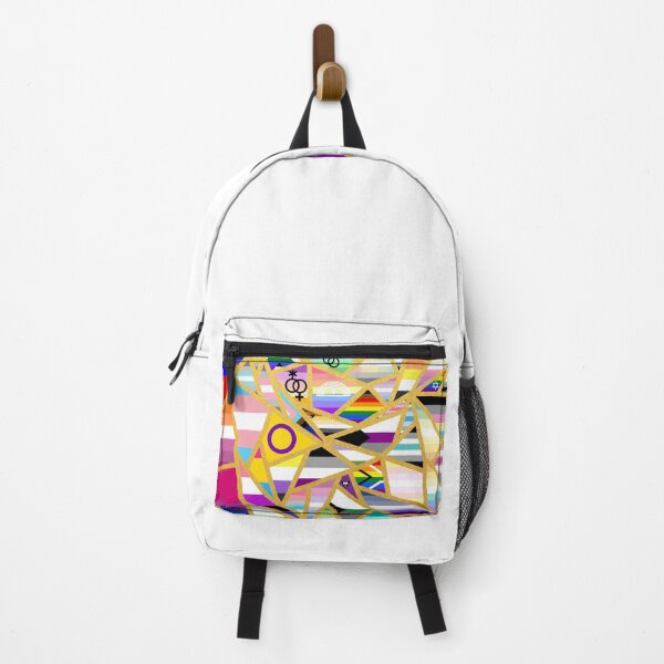 Item preview, Pride Flag Stained Glass Collage designed and sold by Emmys Prints.
