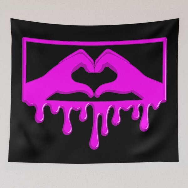 Item preview, Kandi Kulture Drippy Heart Hands designed and sold by potatoegoat.
