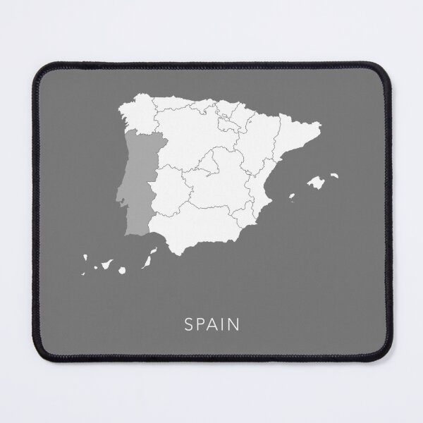 Item preview, Grey Map of Spain designed and sold by By-Danni-Marie.