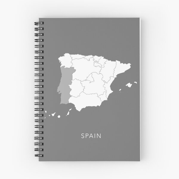 Item preview, Grey Map of Spain designed and sold by By-Danni-Marie.