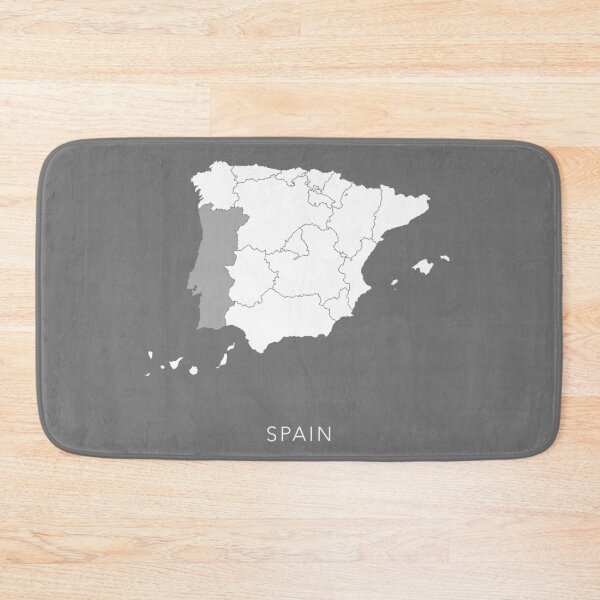 Item preview, Grey Map of Spain designed and sold by By-Danni-Marie.