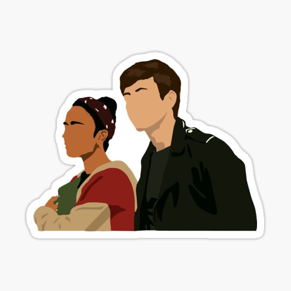 Druig and Makkari Sticker