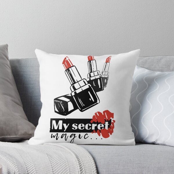 Aperçu de l'œuvre Illustration de mode glamour avec rouge à lèvres rouge | Ma magie secrète... créée et vendue par AnnaRuz.
