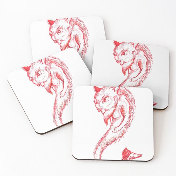 Item preview, red seahorse-buffalo hybrid designed and sold by Terkapio.