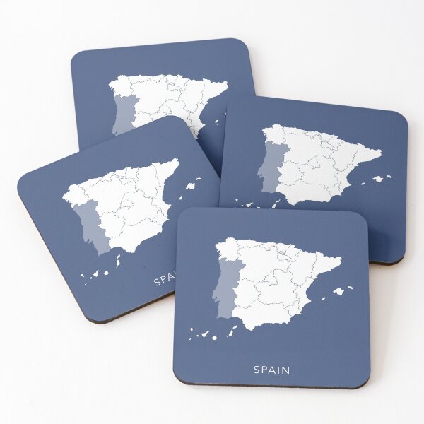 Item preview, Blue Map of Spain designed and sold by By-Danni-Marie.