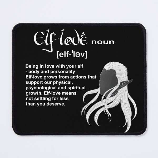 Item preview, Elf-love (for dark background) designed and sold by tanbi-no-kami.
