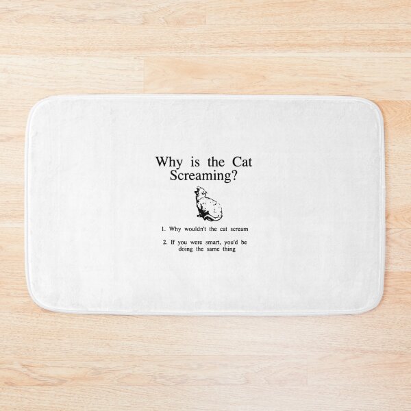 Item preview, Why Is The Cat Screaming? designed and sold by Vano-.