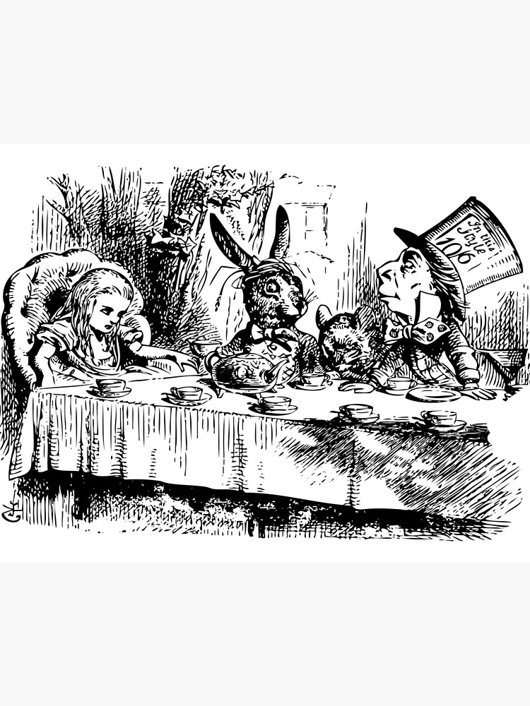 Alice in Wonderland Tea Party | Art Board Print