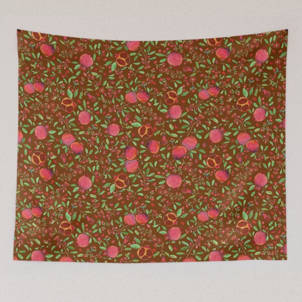 Item preview, Pomegranates on Bronze by MarcyBrennanArt designed and sold by MarcyBrennanArt.