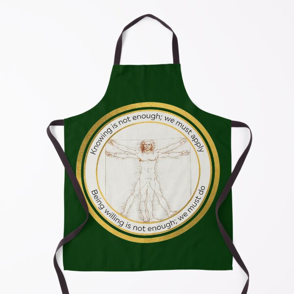 Item preview, Da Vinci's Vitruvian Man: Know Not Enough, We Must Apply designed and sold by artistoutfitter.